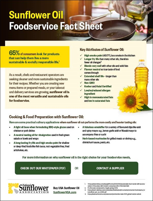 nsa foodservice fact sheet