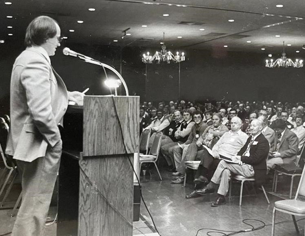 don lilleboe at SAA conference