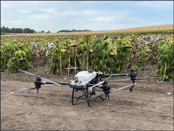 drone on ground