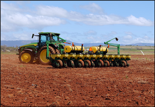 machine in field