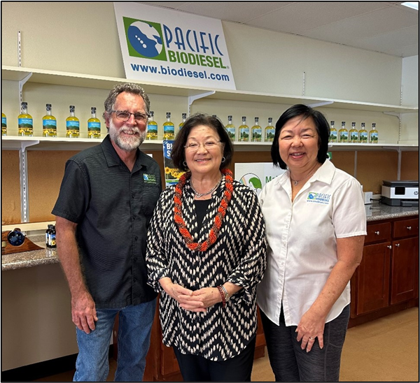 Bob & Kelly King with Senator Hirono
