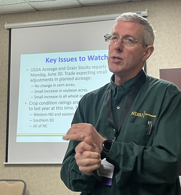 Dr. Frayne Olson presenting at 2025 Summer Seminar