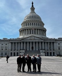 NSA Board members in front of Capitol